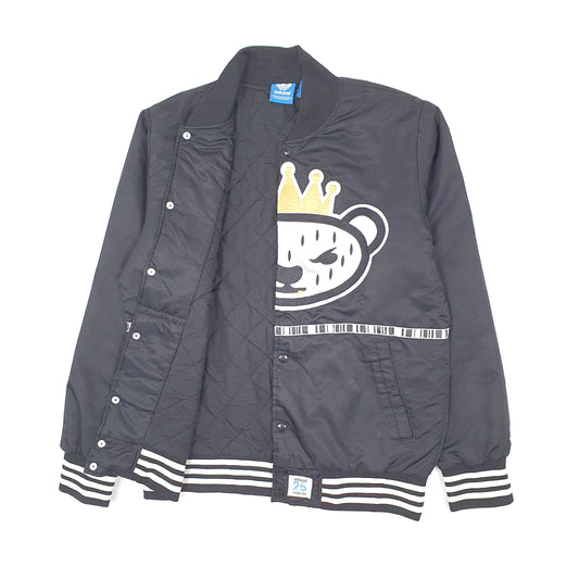 Mens Black Adidas NIGO Collab Stadium Coat