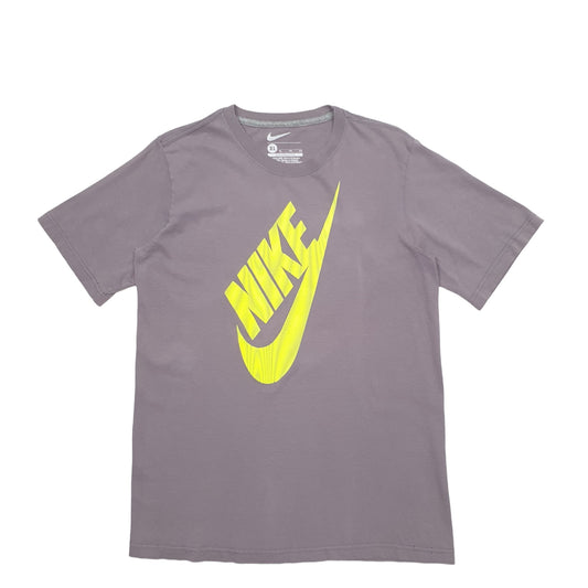 Mens Grey Nike Spellout Short Sleeve T Shirt