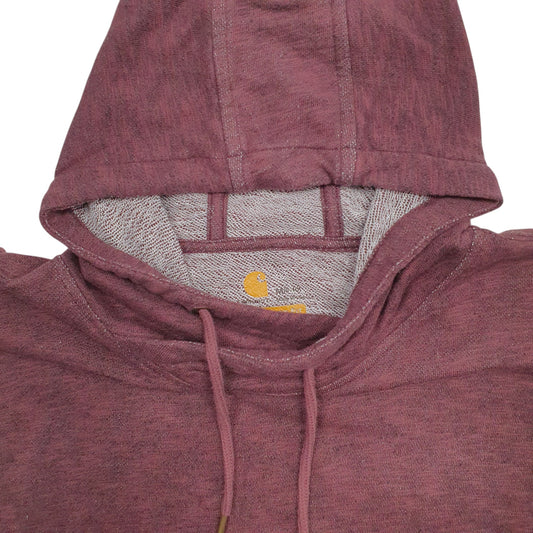 Womens Burgundy Carhartt Hoodie Jumper