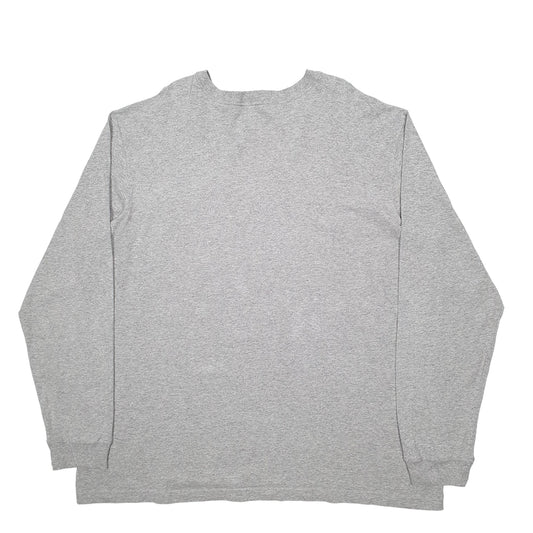 Mens Grey Carhartt Long Sleeve T Shirt