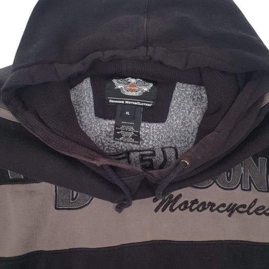 Mens Black Harley Davidson Hoodie Jumper