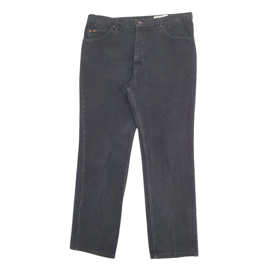 Mens Black Lee Casual JeansW36 L32