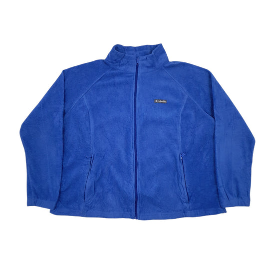 Womens Blue Columbia Sportswear Company Full Zip Jumper