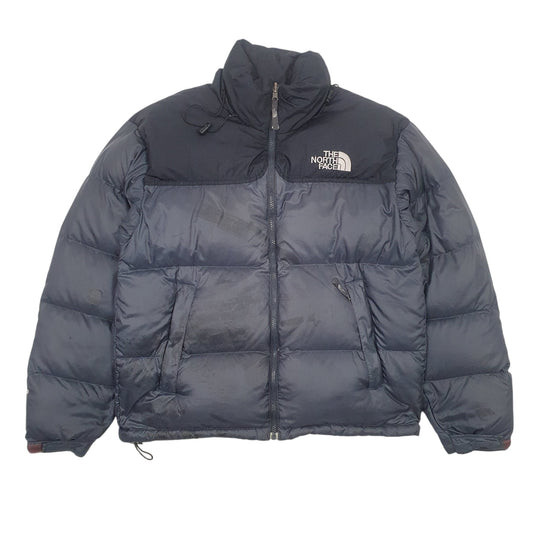 Mens Grey The North Face Nuptse 700 Coat
