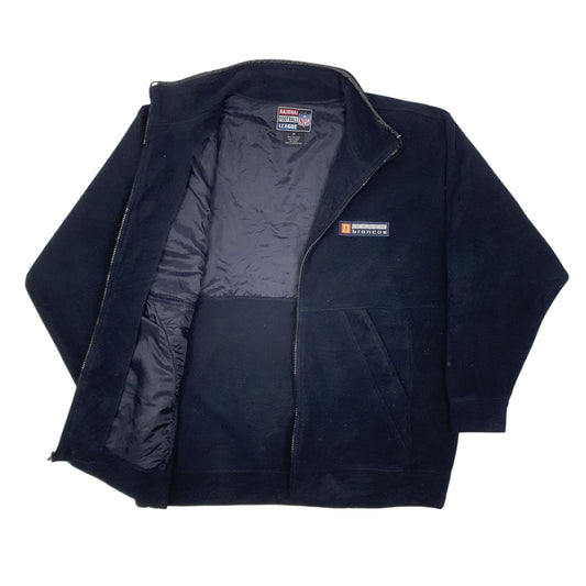 Mens Navy NFL Vintage Denver Broncos Full Zip Jumper