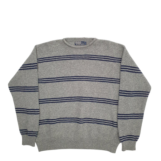 Womens Grey Ralph Lauren Crewneck Jumper
