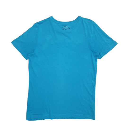 Mens Blue Kappa Short Sleeve T Shirt
