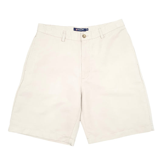 Mens Beige Chaps Golf Chino Shorts