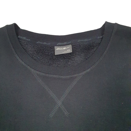 Mens Black Eddie Bauer Crewneck Jumper