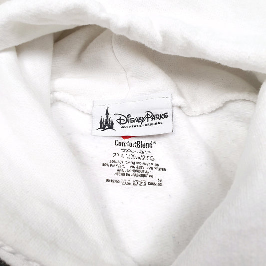 Mens White Hanes Disneyland Parks Mickey Mouse Disney Hoodie Jumper