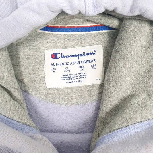 Mens Purple Champion Hoodie Jumper