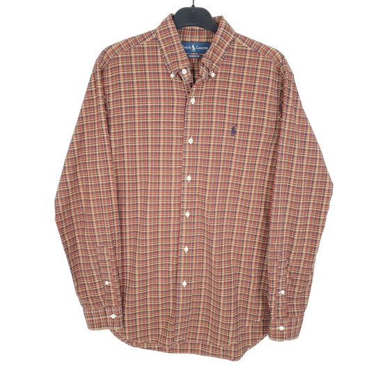 Mens Brown Ralph Lauren Long Sleeve Shirt