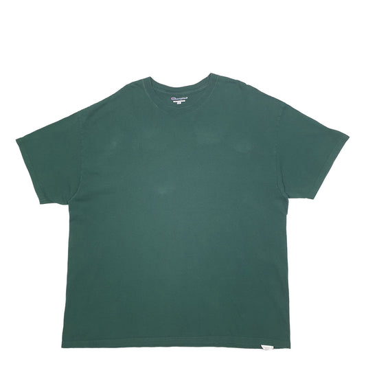 Mens Green Champion Short Sleeve T Shirt