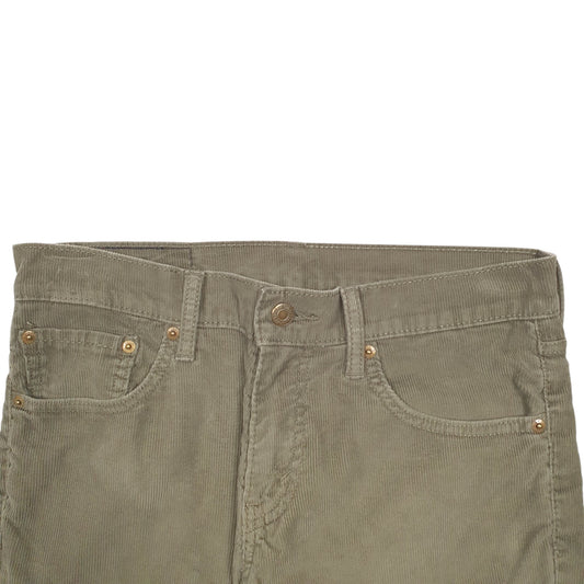 Mens Khaki Levis 511 Corduroy Trousers