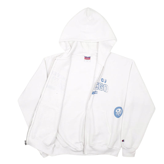 Mens White Champion University Of San Diego Full Zip Jumper