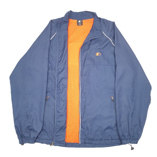 Mens Navy Starter Full Zip Coat