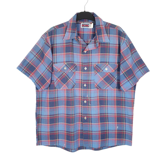 Mens Blue Big Mac Short Sleeve Shirt