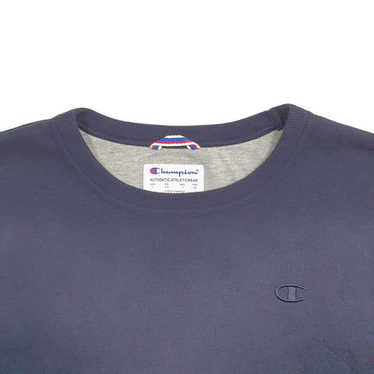 Mens Navy Champion Crewneck Jumper