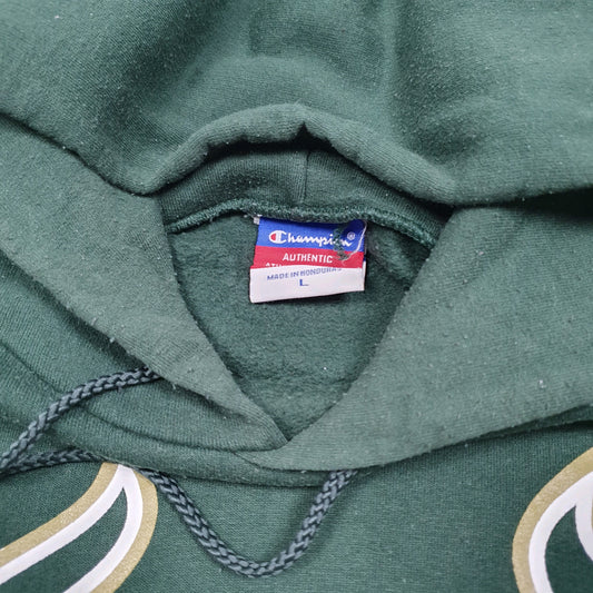 Mens Green Champion USF Bulls Football South Florida University Hoodie Jumper