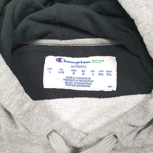 Mens Grey Champion Hoodie Jumper