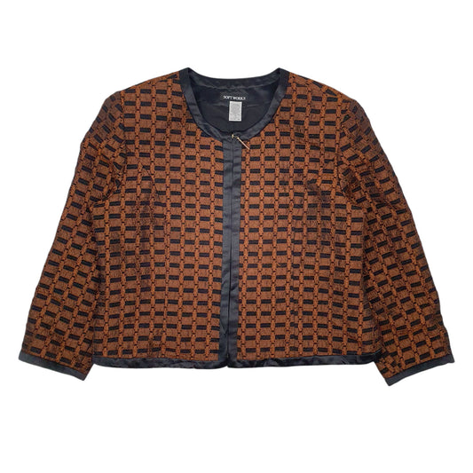 Womens Brown Soft Works Hoodie Coat