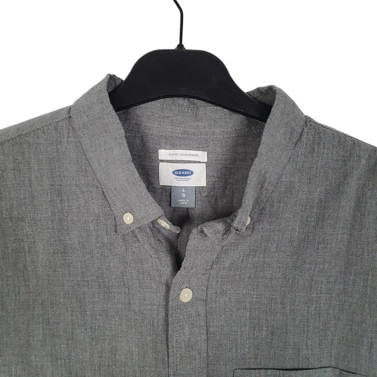 Mens Grey Old Navy Long Sleeve Shirt