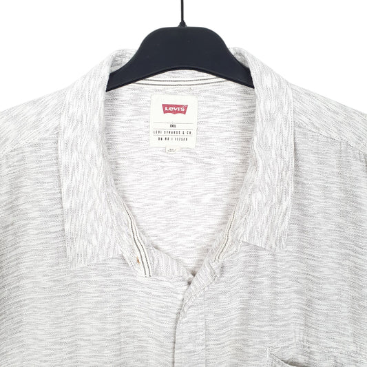 Womens Grey Levis Short Sleeve Shirt