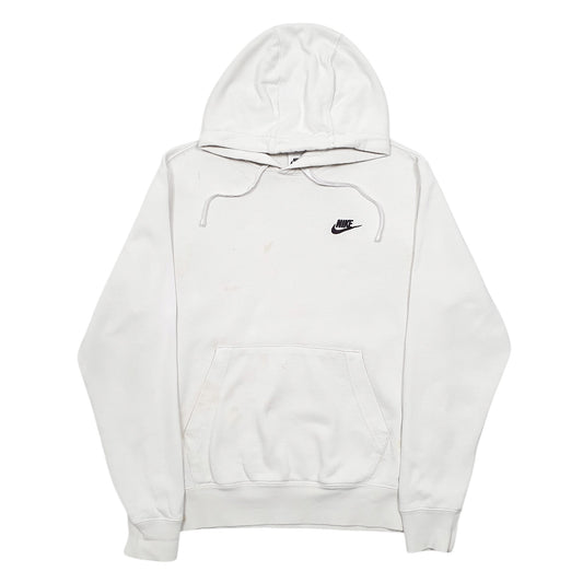 Mens White Nike Hoodie Jumper