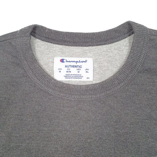 Mens Grey Champion Crewneck Jumper
