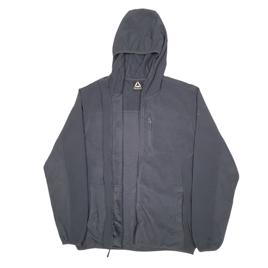 Mens Grey Reebok Full Zip Jumper