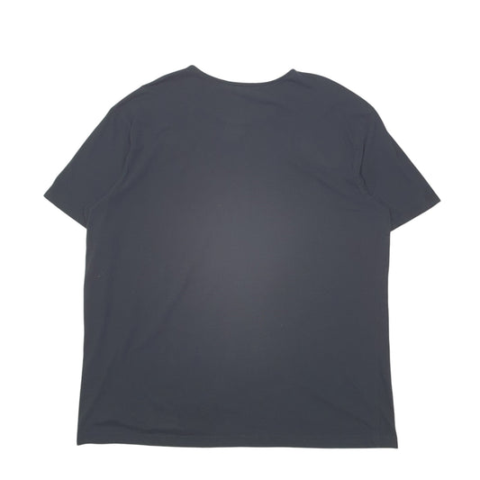 Mens Black Polo Ralph Lauren Ringer Athletic Apparel New York City Short Sleeve T Shirt