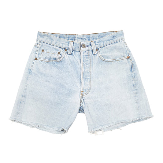 Womens Blue Levis 501 Jorts Hot Pants Denim Shorts