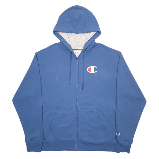 Mens Blue Champion Full Zip Jumper