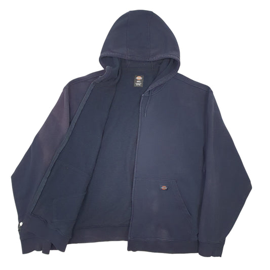 Mens Navy Dickies Full Zip Jumper