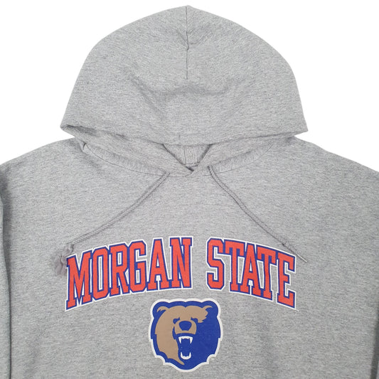 Mens Grey Champion Morgan State Hoodie Jumper