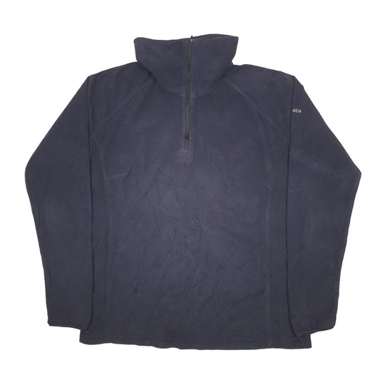Womens Black Columbia Sportswear Quarter Zip Jumper