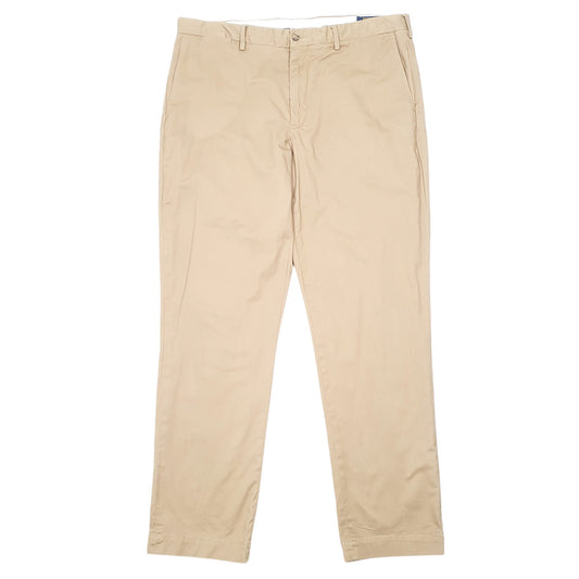 Mens Tan Polo Ralph Lauren Stretch Chino Trousers