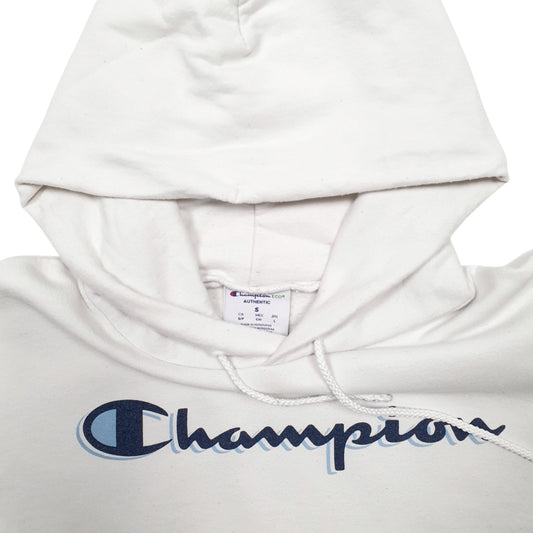 Womens White Champion Hoodie Jumper