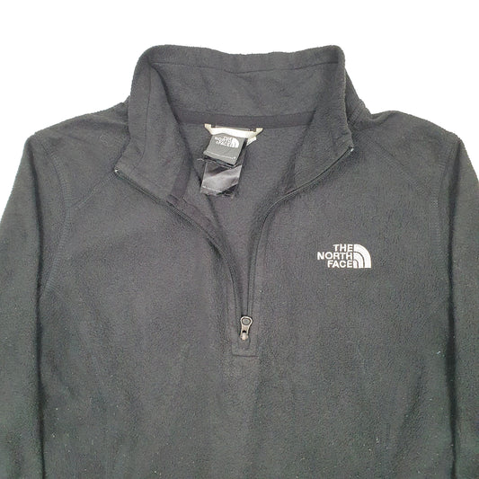 Womens Black The North Face Quarter Zip Jumper