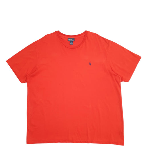 Mens Orange Polo Ralph Lauren Short Sleeve T Shirt