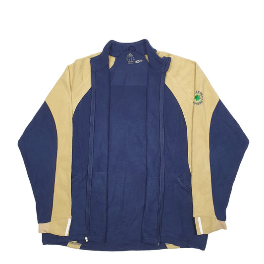 Mens Navy Adidas Full Zip Jumper