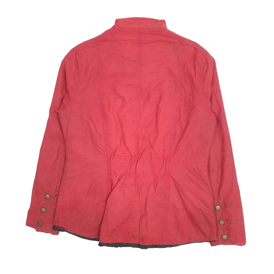 Womens Red Barbour Winter Ferndown Coat