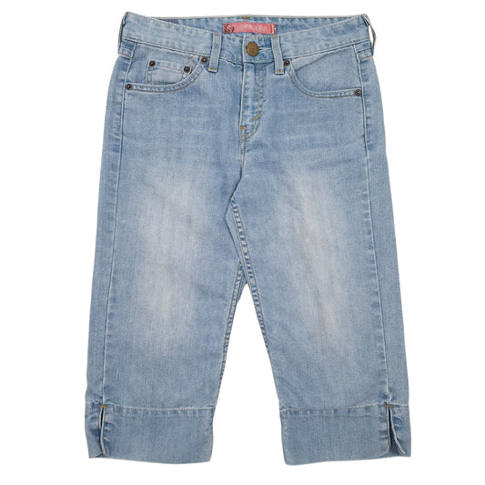 Womens Blue Levis Denim Shorts