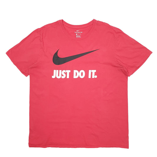 Mens Red Nike Short Sleeve T Shirt