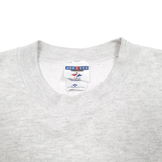 Mens Grey Jerzees Vintage Florida Made In USA Crewneck Jumper