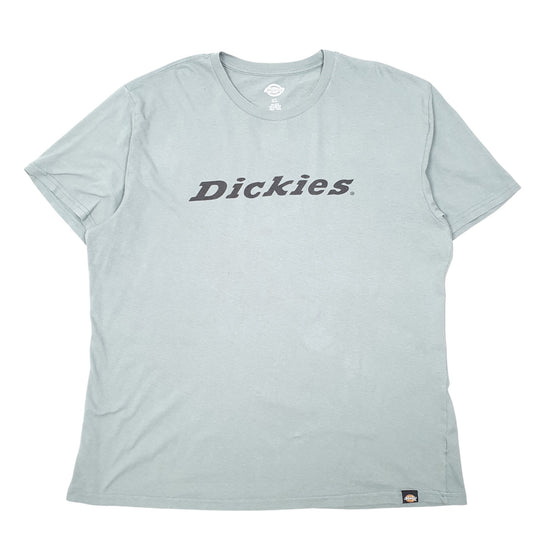 Mens Green Dickies Workwear Spellout Short Sleeve T Shirt