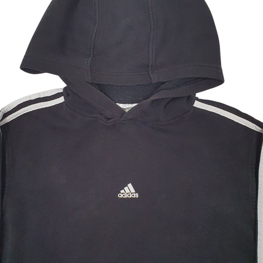 Womens Black Adidas Hoodie Jumper