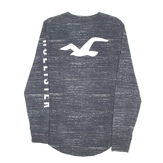 Mens Black Hollister Long Sleeve T Shirt