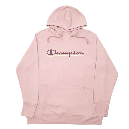 Womens Pink Champion Hoodie Jumper