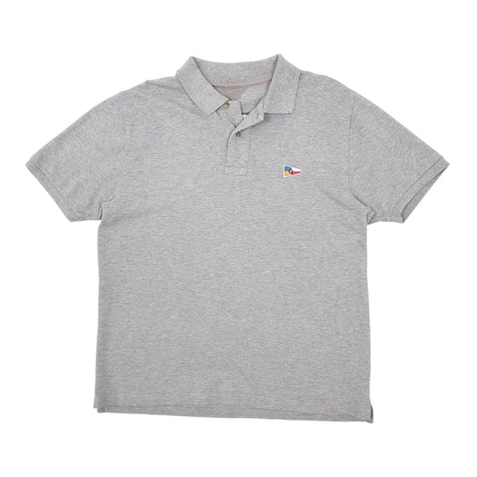 Mens Grey Quba & Co Short Sleeve Polo Shirt